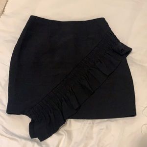 Black C/MEO Collective Mini Skirt